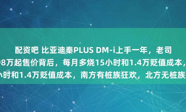 配资吧 比亚迪秦PLUS DM-i上手一年，老司机算完五笔账发现：7.98万起售价背后，每月多烧15小时和1.4万贬值成本，南方有桩族狂欢，北方无桩族血亏