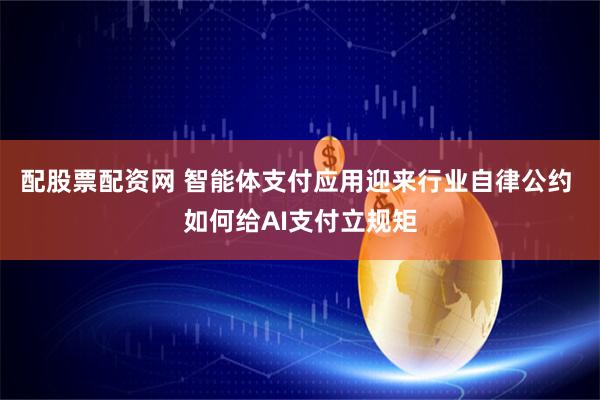 配股票配资网 智能体支付应用迎来行业自律公约 如何给AI支付立规矩